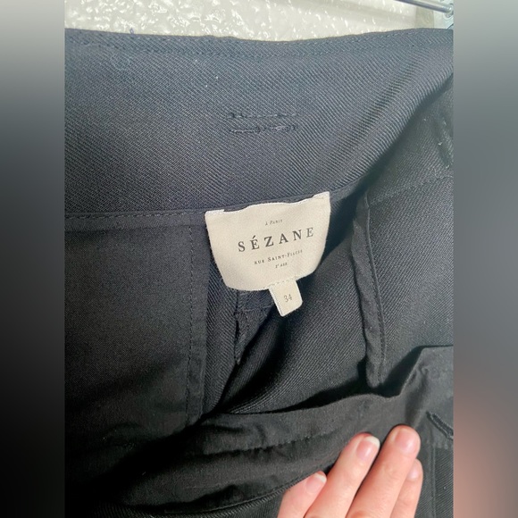 Sezane Rome Shorts - Black size 34 - Picture 7 of 10